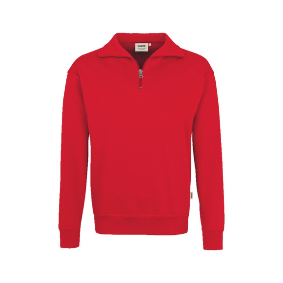 Work jumper, half-zip - WRKJUMPR-(HALF-ZIP)-HAKRO-451-02-M