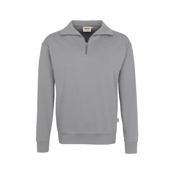 Sweat-shirt zippé, Hakro 451 - WRKJUMPR-(HALF-ZIP)-HAKRO-451-43-L