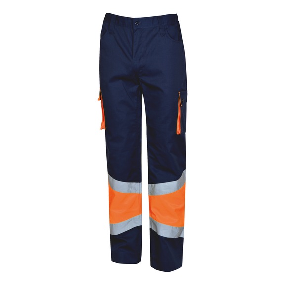 Pantalón bicolor A.V - PANTALON-A/V-MARINO/NARANJA-M