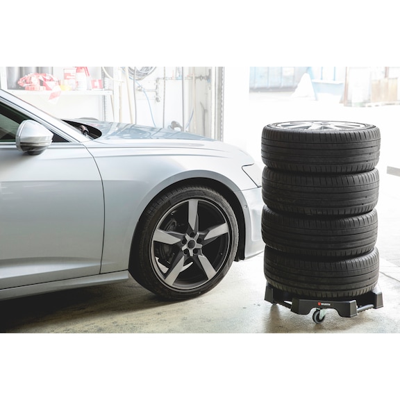 Shunting aid for car tyres - 4