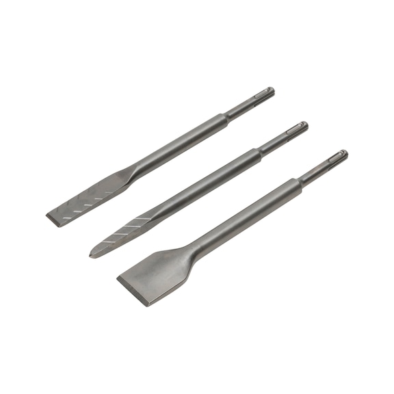 Point, flat and spade chisels multi-pack Plus Longlife & Speed, 3&nbsp;pcs. - 5
