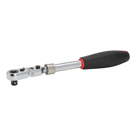 3/8-inch jointed-head ratchet, extendable - 1