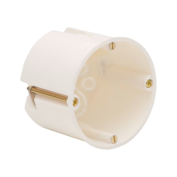 Cavity wall appliance connection box halogen free