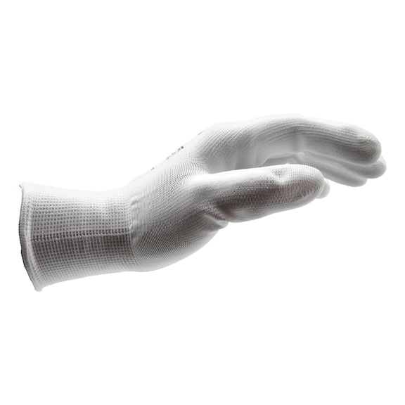 Ochranné rukavice Biele PU - RUKAVICE WHITE PU - VELKOST 7