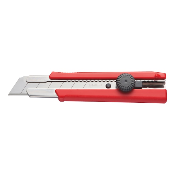 1C cutter knife with clamping wheel - CUTTER-RED-H25MM-L173MM
