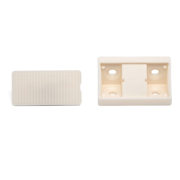 Corner joint with cover - CRNCON-FRNCNST-PLA-TAP-IVORY