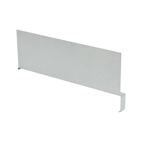 Compartment dividers for steel shelves - 1