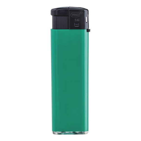 Briquet à allumage électronique - LGHTR-PRNT-ELECTRO-GREEN-1COL-2SD