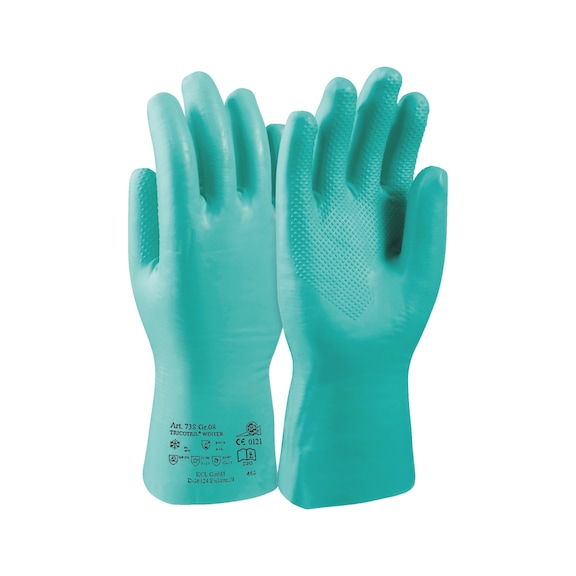 Protective glove, chemicals KCL Tricotril Winter 738