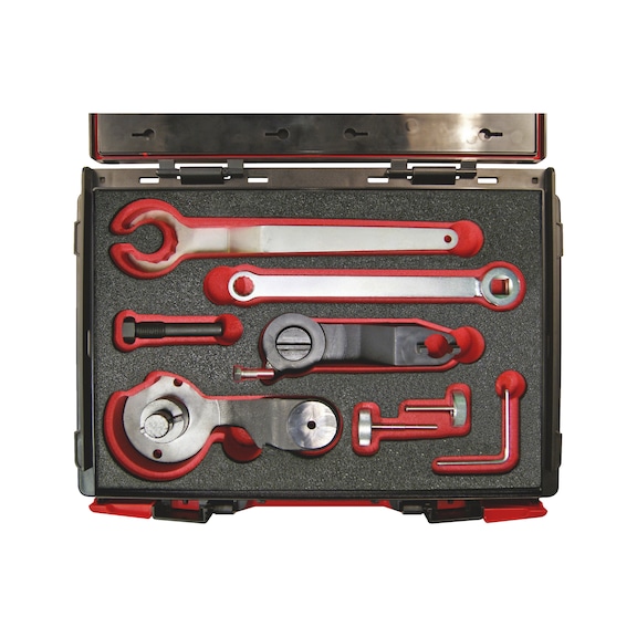 Kit Attrezzi Fasatura Motore Per Cinghia Distribuzione Renault 1.4 1.6 1.8 2.0 16V: Bloccaggio Alberi E Vilebrequin