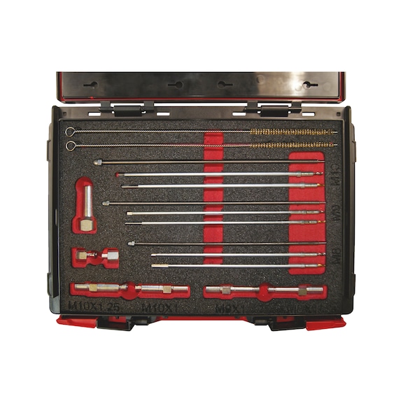Kit de perçage pour crayons de bougie de préchauffage endommagées M8x1,0 - M9x1,0 - M10x1,0 - M10x1,25 - 7