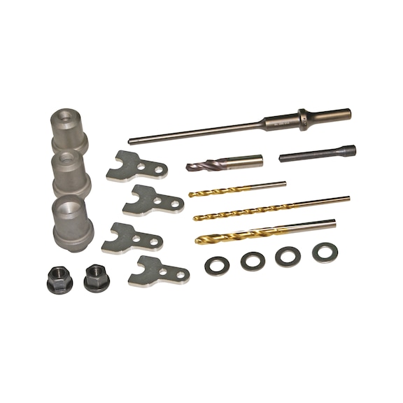 Kit d'outils d'alésage pour essieu 4 liaisons en acier et en aluminium - 7