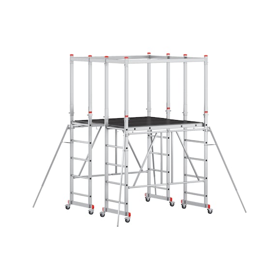 Folding roller area-wide scaffold, complete set 