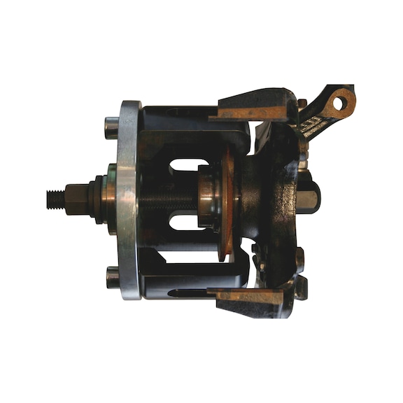 Universal compact wheel bearing mounting device - 2