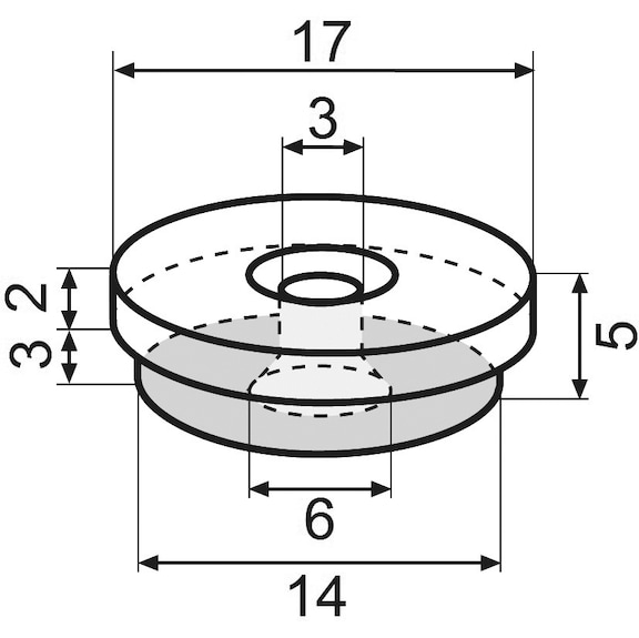 Möbelgleiter Basis-Modul SLIM - 2