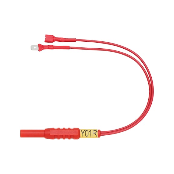 Y leads made from silicone, flat contact
