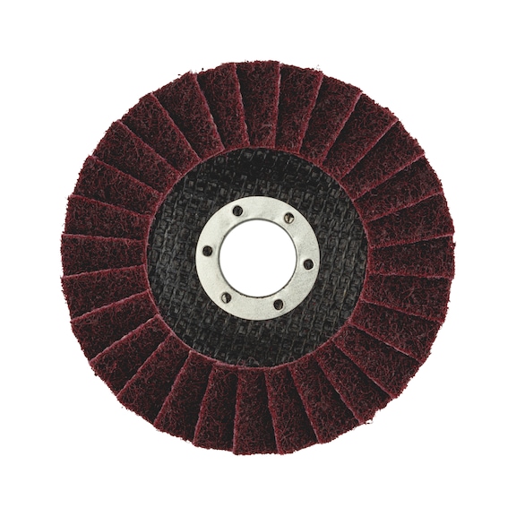 Fleece Segmented Grinding Disc For direct use on angle grinders - SNDDISC-NYLFLC-MEDIUM-115X22,23