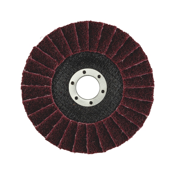 Fleece Segmented Grinding Disc For direct use on angle grinders - SNDDISC-NYLFLC-MEDIUM-125X22,23