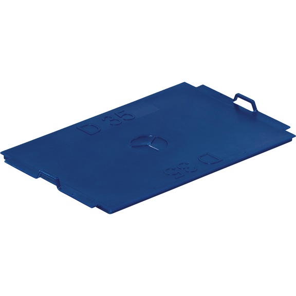 Cover Supporting cover "Inner" - VDA-R-KLT-LID-INTERNAL-300X200-RAL5003