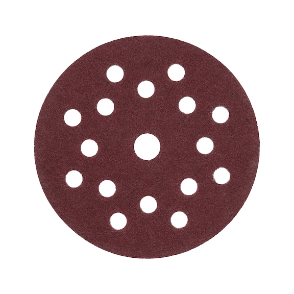 Dry abrasive paper disc wood KP perfect - DSPAP-HOKLP-MULTIHOLE-P150-D125MM