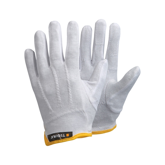 Protective glove, textile