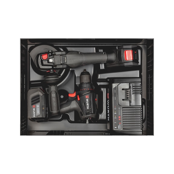 AWS 125/ABS 18 COMPACT 2 in 1 Kofferset 18 Volt