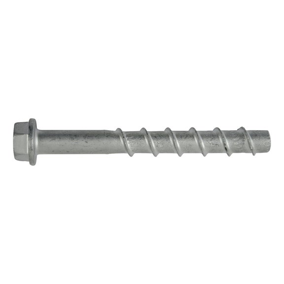 Concrete screw with hexagon head and pressed-on washer W-BS/S