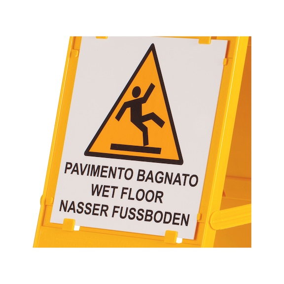 Safety sign for wet floor - 2