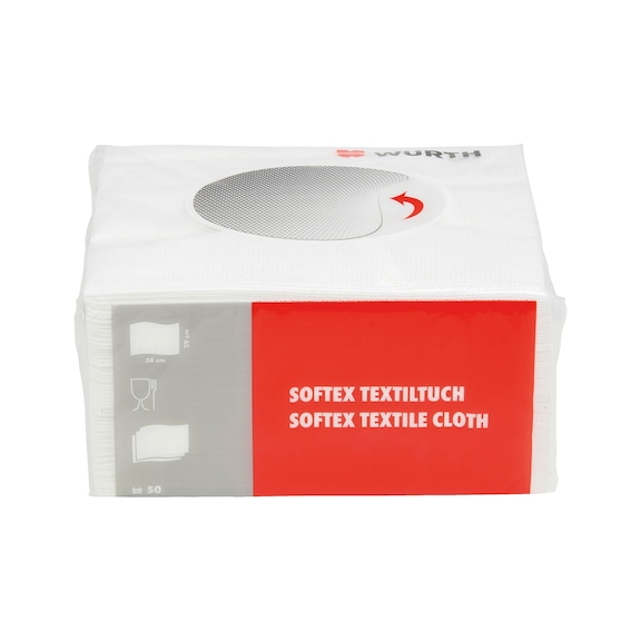 Softex rengøringsklud - SOFTEX, 1 LAGS  PAKKE 29X38CM