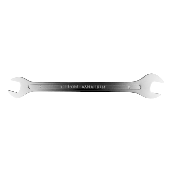 Double open-end wrench, ultra-thin - DOUBLE-END WRENCH WS 14X15  SLIM