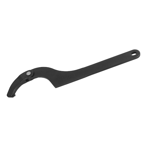 Jointed hook wrench with pin - 2