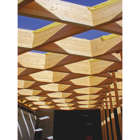 Vis à bois à pointe autoperceuse pour construction bois et renfort structurel ASSY<SUP>®</SUP>plus VG zingué FT tête fraisée - 8