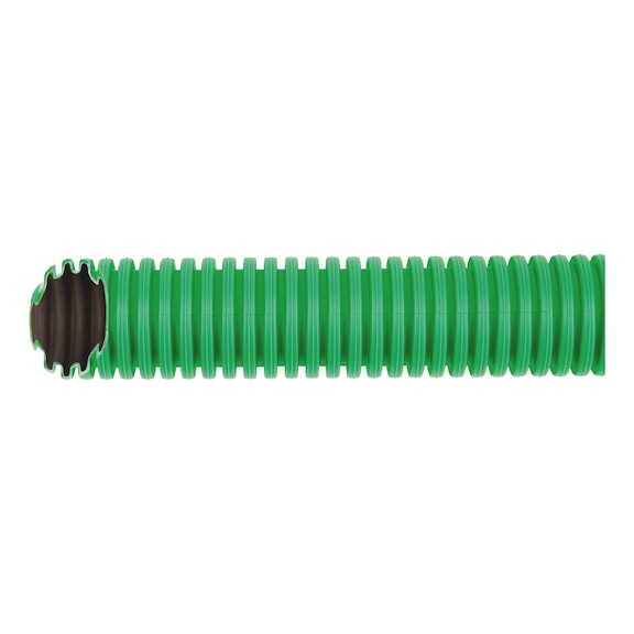 Flexible electrical conduit WBY-EL-F ComfortXQ<SUP>®</SUP> With high-glide inner coating - CND-INSULATE-(WBY-EL-F-XQ)-GREEN-EN20