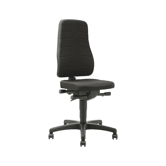 Swivelling work chair PRO with fabric cover - 1