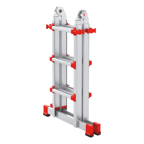 Alu-Profi-Teleskopleiter mit Traverse - TSKOPLEI-PROFI-ALU-TRAV-4X3SPRO