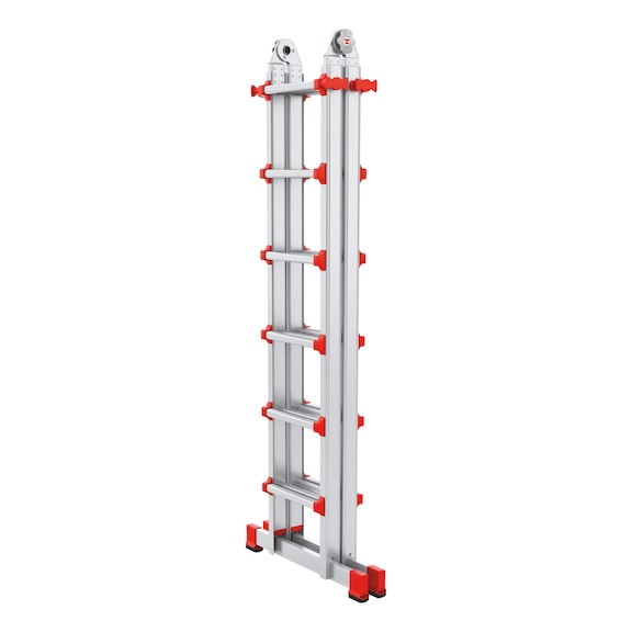 Alu-Profi-Teleskopleiter mit Traverse - TSKOPLEI-PROFI-ALU-TRAV-4X6SPRO