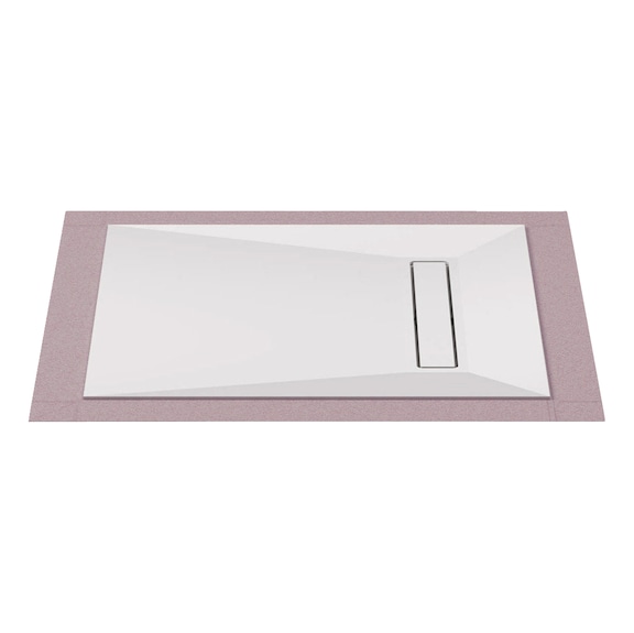 Shower board solid surface line drainage - 1