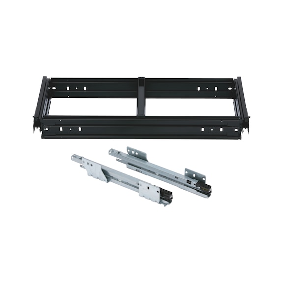 OrgaAer hanging frame Unit width: 800 mm - ORGASYS-FRM-SFTCL-BLACK-W800-L300