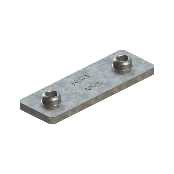 Schweißplatte DIN 3015-2, einfache Ausführung (A), W.TEC-Serie - SHWSPL-DIN3015-2-A-W1-(DSP)-GR8