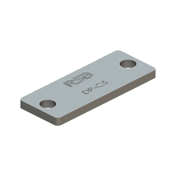 Deckplatte DIN 3015-2, Einfache Ausführung (DP-A), W.TEC-Serie - DEPL-DIN3015-2-A-W1-GR4