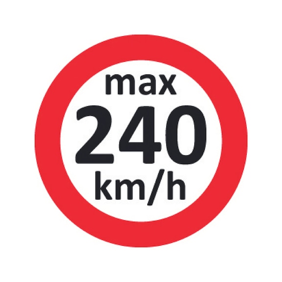 Snelheidssticker Voor winterbanden - STICKER-SNELHEID-MAX-240KM/H