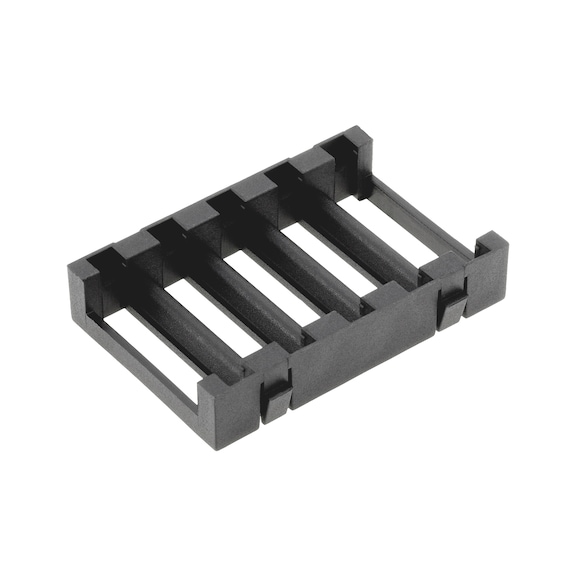 Cage for R9 plastic rollers - CAGE-ROLL-PA-GREY-D9-50X33MM