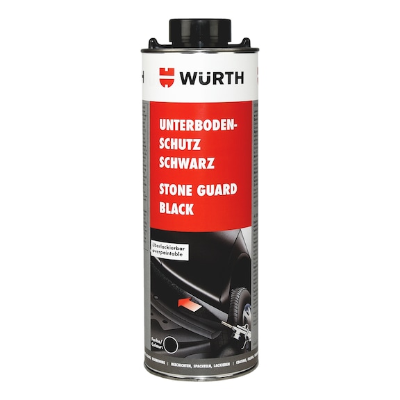 Underbody seal - can be painted over  - UBS-VARNISHINGABLE-D1-BLACK-1000ML