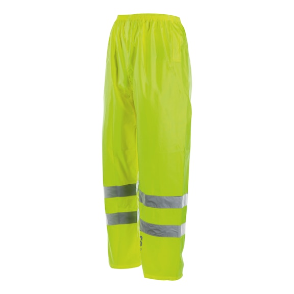 High-visibility rain trousers - RAINTROUSERS HIVIS YELLOW M