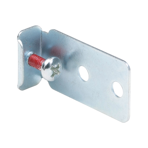 Mounting bracket For aluminium recessed handle, L shape and C shape, horizontal - 1