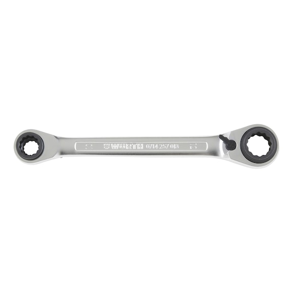 Double ring ratchet wrench 4-in-1 - 1