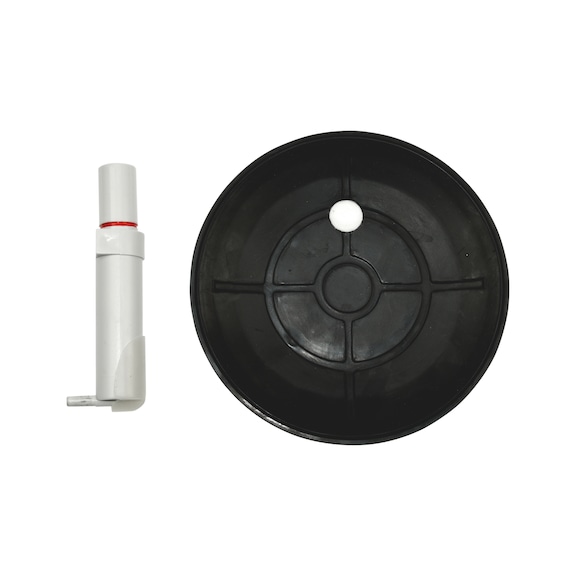 Suction cup and pump set for mini windscreen removal set
