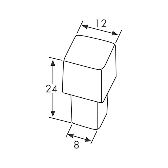 Pomolo per mobile - POMOLO NICHEL SPAZZOLATO