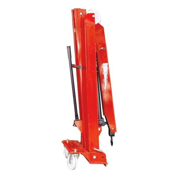 Hydraulic folding workshop crane - 1