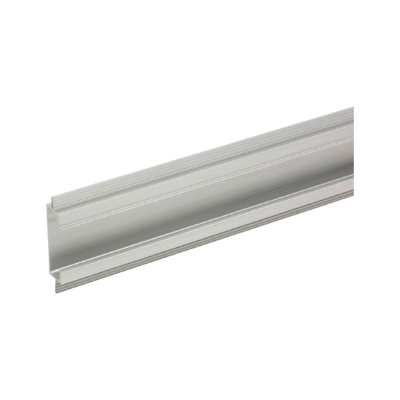 Aluminium handle strip - HNDL-ALU-STRIP-COV-DOUB-A2/FINISH-2500MM